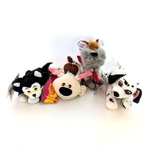 101 Dalmatian Lucky Pinocchio Figaro Little Brother Mulan Dodger Oliver Plush